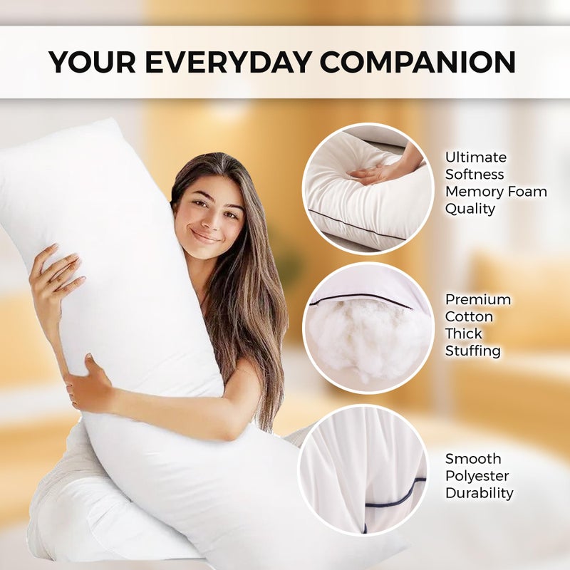 Acepunch Dakimakura Body Pillow â€“ 59x20in Long Pillow for Bed, Soft Cotton Hypoallergenic Full Body Pillow for Side Sleeper, Plush Huggable Cushion for Adults - Image 5